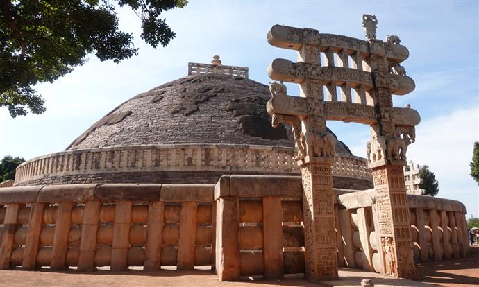 【南印度】佛教藝術．桑奇．阿姜塔石窟．龍樹山10日