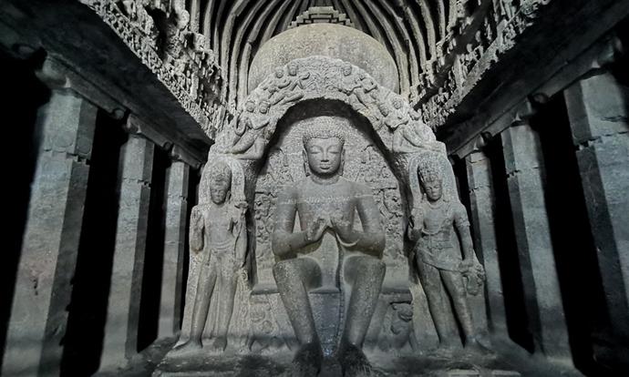 【南印度】佛教藝術．桑奇．阿姜塔石窟．龍樹山．普陀山．大吉嶺28日